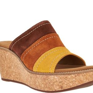 Clarks Aisely Lily Wedge Sandal Size 11